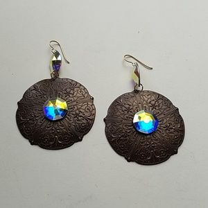 GASOLINE GLAMOUR Jewelry - GYPSY QUEEN MEDALLION OPAL EARRINGS NEW GASOLINE GLAMOUR Jewelry - GYPSY QUEEN MEDALLION OPAL EARRINGS NEW
